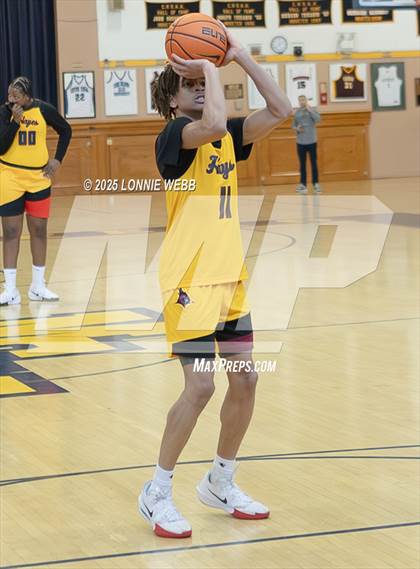 Thumbnail 3 in Cardinal Hayes vs Brooklyn Collegiate (Shooting Stars Basketball Showcase) photogallery.