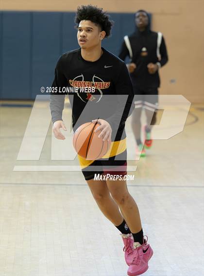 Thumbnail 1 in Cardinal Hayes vs Brooklyn Collegiate (Shooting Stars Basketball Showcase) photogallery.
