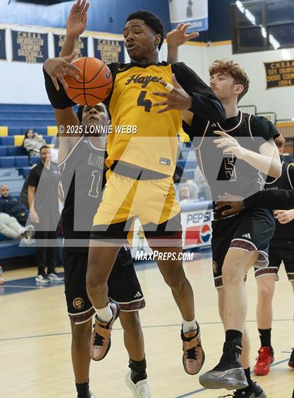 Thumbnail 3 in Cardinal Hayes vs Brooklyn Collegiate (Shooting Stars Basketball Showcase) photogallery.