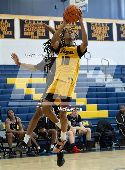 Thumbnail 3 in Cardinal Hayes vs Brooklyn Collegiate (Shooting Stars Basketball Showcase) photogallery.