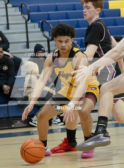 Thumbnail 3 in Cardinal Hayes vs Brooklyn Collegiate (Shooting Stars Basketball Showcase) photogallery.