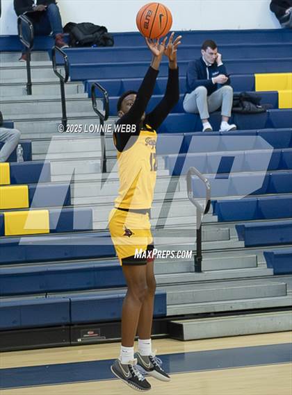 Thumbnail 2 in Cardinal Hayes vs Brooklyn Collegiate (Shooting Stars Basketball Showcase) photogallery.