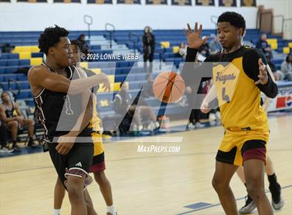 Thumbnail 2 in Cardinal Hayes vs Brooklyn Collegiate (Shooting Stars Basketball Showcase) photogallery.