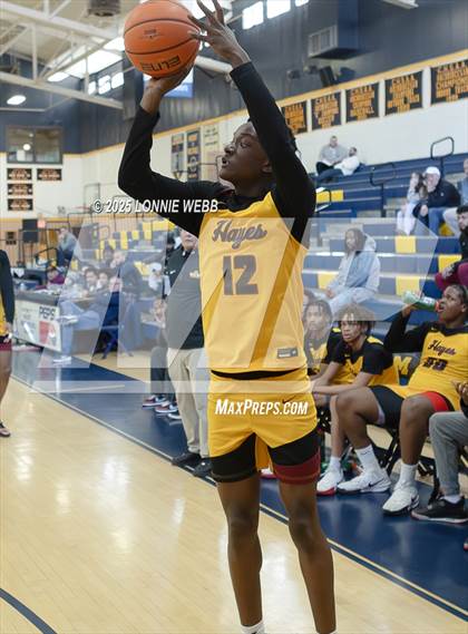 Thumbnail 2 in Cardinal Hayes vs Brooklyn Collegiate (Shooting Stars Basketball Showcase) photogallery.
