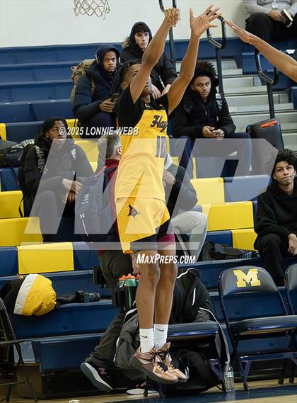 Thumbnail 3 in Cardinal Hayes vs Brooklyn Collegiate (Shooting Stars Basketball Showcase) photogallery.