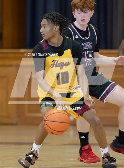 Thumbnail 2 in Cardinal Hayes vs Brooklyn Collegiate (Shooting Stars Basketball Showcase) photogallery.