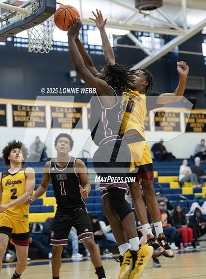 Thumbnail 2 in Cardinal Hayes vs Brooklyn Collegiate (Shooting Stars Basketball Showcase) photogallery.