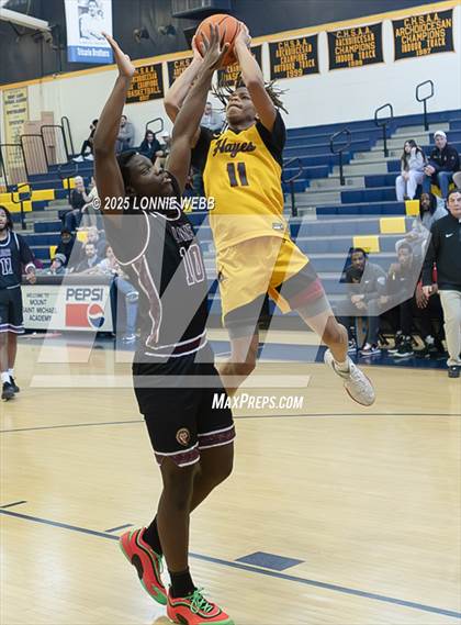 Thumbnail 1 in Cardinal Hayes vs Brooklyn Collegiate (Shooting Stars Basketball Showcase) photogallery.