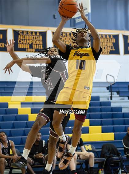 Thumbnail 2 in Cardinal Hayes vs Brooklyn Collegiate (Shooting Stars Basketball Showcase) photogallery.