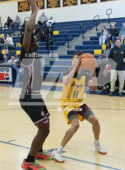 Thumbnail 3 in Cardinal Hayes vs Brooklyn Collegiate (Shooting Stars Basketball Showcase) photogallery.