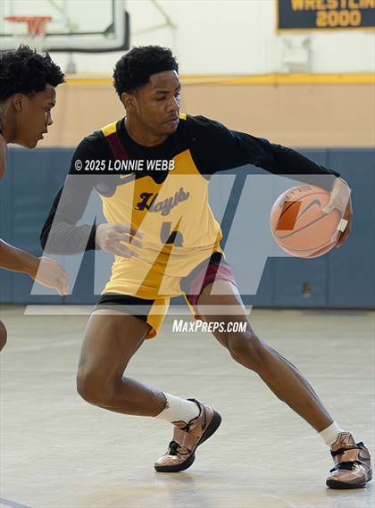 Thumbnail 2 in Cardinal Hayes vs Brooklyn Collegiate (Shooting Stars Basketball Showcase) photogallery.