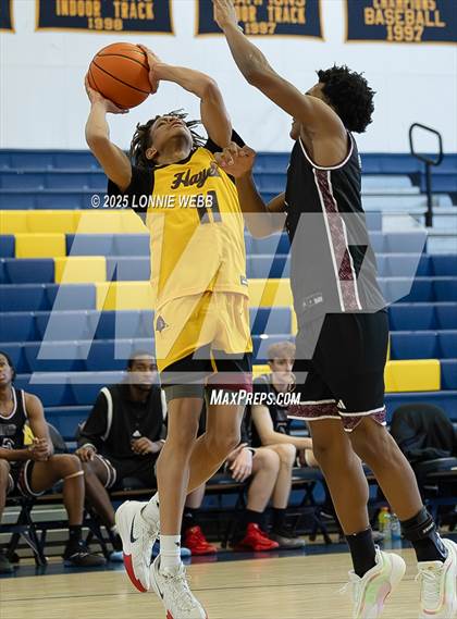 Thumbnail 2 in Cardinal Hayes vs Brooklyn Collegiate (Shooting Stars Basketball Showcase) photogallery.