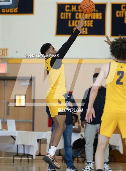 Thumbnail 3 in Cardinal Hayes vs Brooklyn Collegiate (Shooting Stars Basketball Showcase) photogallery.