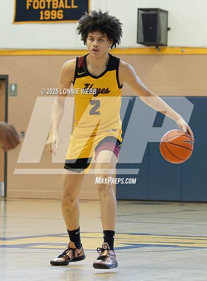 Thumbnail 2 in Cardinal Hayes vs Brooklyn Collegiate (Shooting Stars Basketball Showcase) photogallery.
