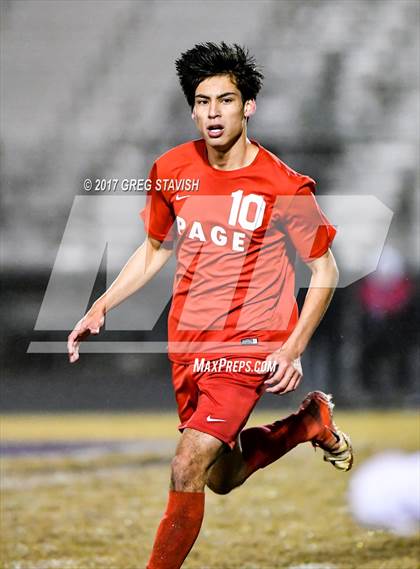 Thumbnail 1 in Page vs. Porter Ridge (NCHSAA Round 3 Playoff) photogallery.