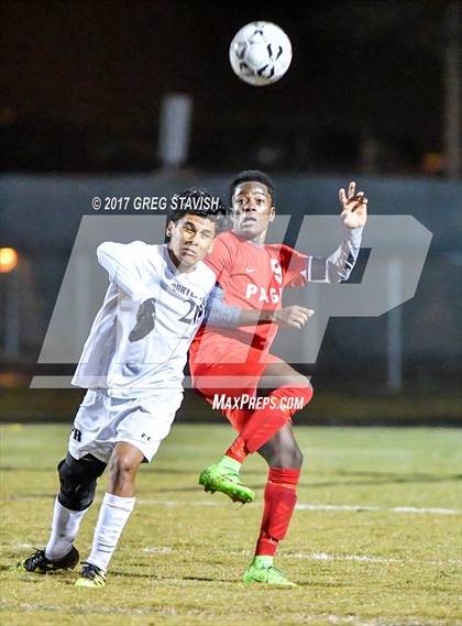 Thumbnail 3 in Page vs. Porter Ridge (NCHSAA Round 3 Playoff) photogallery.