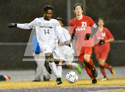 Thumbnail 2 in Page vs. Porter Ridge (NCHSAA Round 3 Playoff) photogallery.