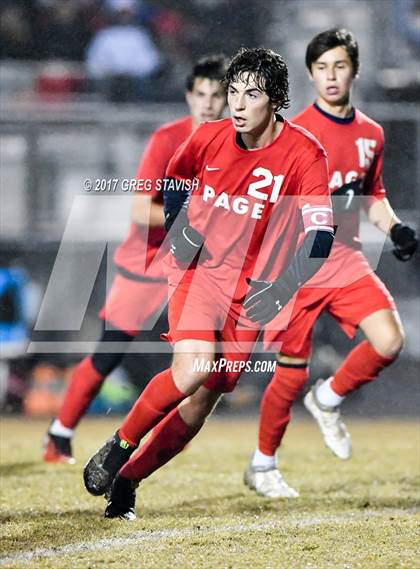 Thumbnail 2 in Page vs. Porter Ridge (NCHSAA Round 3 Playoff) photogallery.