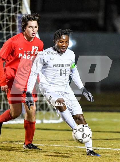 Thumbnail 2 in Page vs. Porter Ridge (NCHSAA Round 3 Playoff) photogallery.