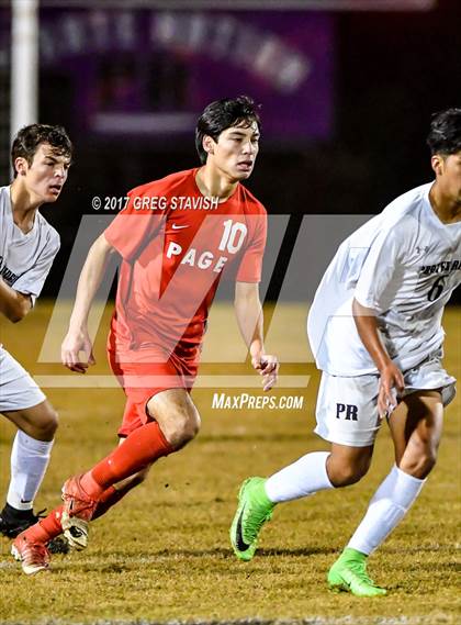 Thumbnail 1 in Page vs. Porter Ridge (NCHSAA Round 3 Playoff) photogallery.