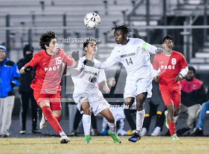 Thumbnail 3 in Page vs. Porter Ridge (NCHSAA Round 3 Playoff) photogallery.
