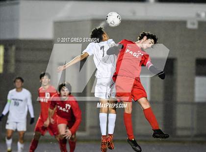 Thumbnail 3 in Page vs. Porter Ridge (NCHSAA Round 3 Playoff) photogallery.