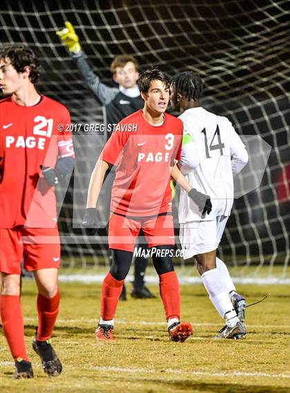 Thumbnail 3 in Page vs. Porter Ridge (NCHSAA Round 3 Playoff) photogallery.