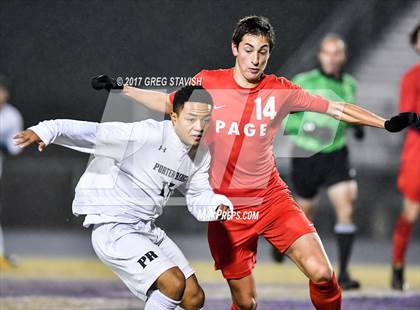 Thumbnail 1 in Page vs. Porter Ridge (NCHSAA Round 3 Playoff) photogallery.