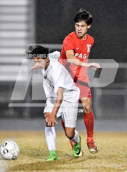 Thumbnail 3 in Page vs. Porter Ridge (NCHSAA Round 3 Playoff) photogallery.