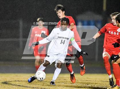 Thumbnail 1 in Page vs. Porter Ridge (NCHSAA Round 3 Playoff) photogallery.