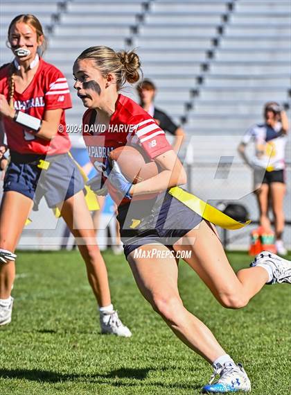 Thumbnail 2 in 5A Flag Football Second Round Northglenn vs Chaparral photogallery.