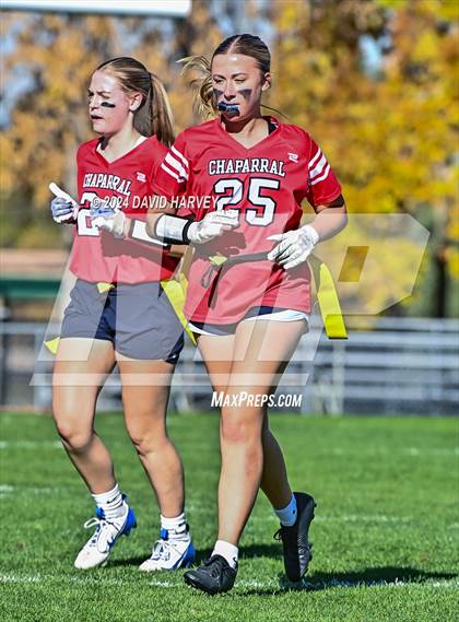 Thumbnail 2 in 5A Flag Football Second Round Northglenn vs Chaparral photogallery.