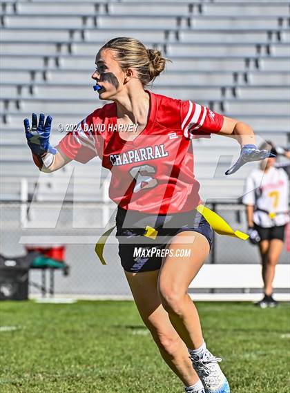Thumbnail 3 in 5A Flag Football Second Round Northglenn vs Chaparral photogallery.