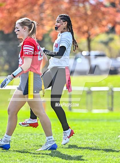 Thumbnail 2 in 5A Flag Football Second Round Northglenn vs Chaparral photogallery.