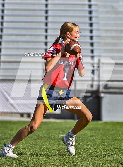 Thumbnail 1 in 5A Flag Football Second Round Northglenn vs Chaparral photogallery.