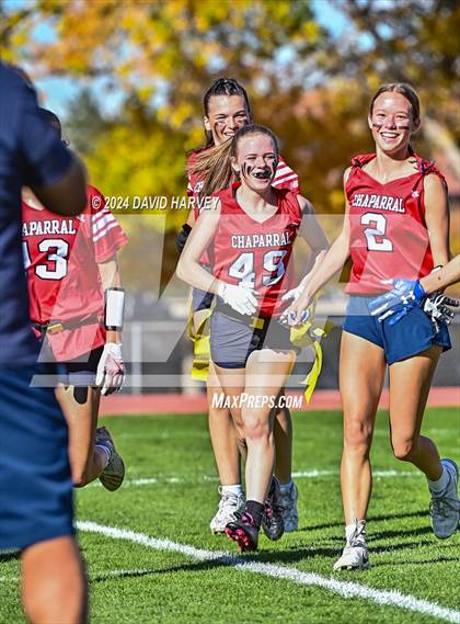 Thumbnail 1 in 5A Flag Football Second Round Northglenn vs Chaparral photogallery.