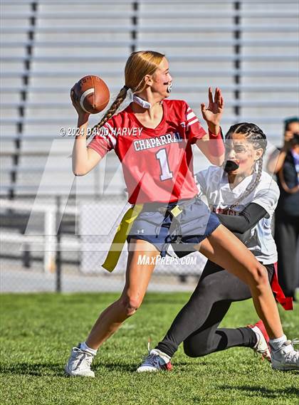Thumbnail 1 in 5A Flag Football Second Round Northglenn vs Chaparral photogallery.
