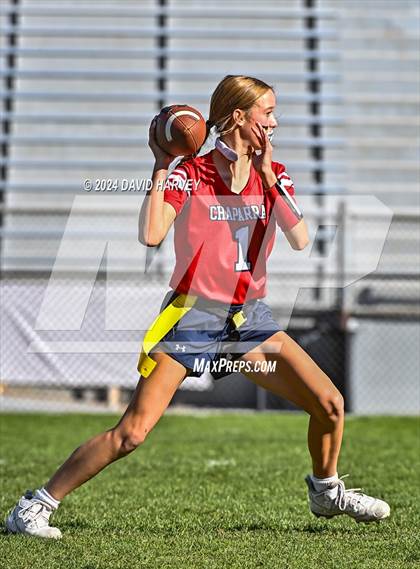 Thumbnail 2 in 5A Flag Football Second Round Northglenn vs Chaparral photogallery.