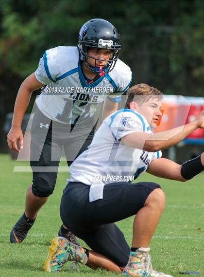 Thumbnail 3 in Hernando Christian Academy vs  Newberry Christian Community photogallery.
