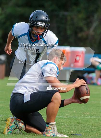 Thumbnail 1 in Hernando Christian Academy vs  Newberry Christian Community photogallery.