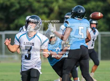Thumbnail 1 in Hernando Christian Academy vs  Newberry Christian Community photogallery.