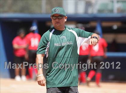 Thumbnail 3 in Port of Los Angeles vs. Harbor Teacher Prep (CIF LACS Small Schools Final) photogallery.