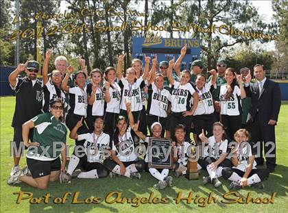 Thumbnail 1 in Port of Los Angeles vs. Harbor Teacher Prep (CIF LACS Small Schools Final) photogallery.
