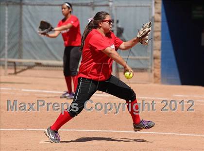 Thumbnail 3 in Port of Los Angeles vs. Harbor Teacher Prep (CIF LACS Small Schools Final) photogallery.