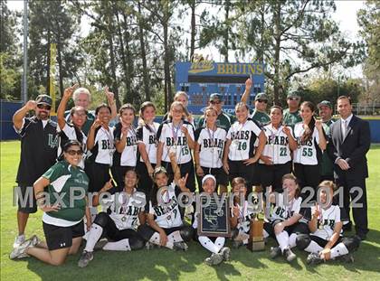 Thumbnail 1 in Port of Los Angeles vs. Harbor Teacher Prep (CIF LACS Small Schools Final) photogallery.