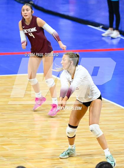 Thumbnail 3 in Cheyenne Mountain vs. Palmer Ridge (CHSAA 4A 1st Round) photogallery.