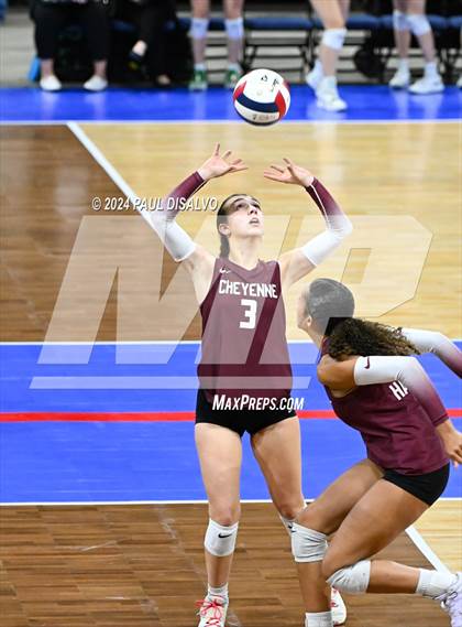 Thumbnail 3 in Cheyenne Mountain vs. Palmer Ridge (CHSAA 4A 1st Round) photogallery.