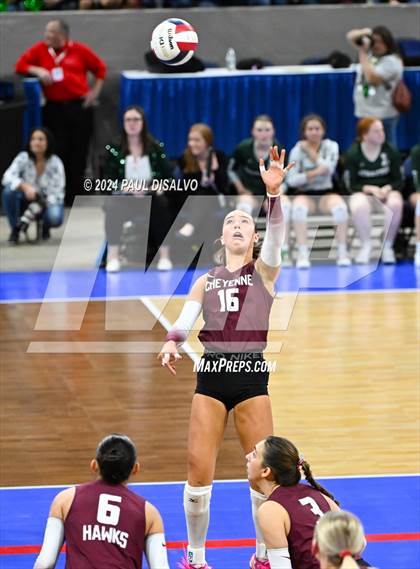 Thumbnail 3 in Cheyenne Mountain vs. Palmer Ridge (CHSAA 4A 1st Round) photogallery.