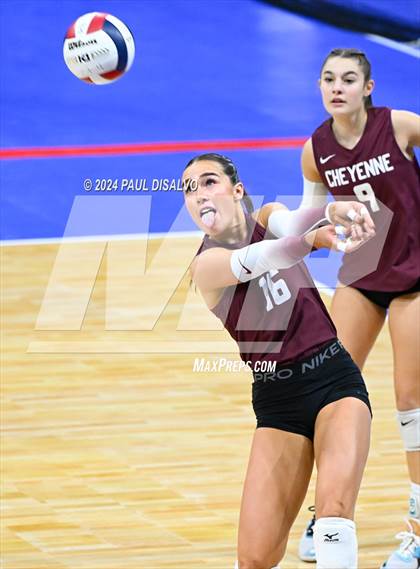 Thumbnail 3 in Cheyenne Mountain vs. Palmer Ridge (CHSAA 4A 1st Round) photogallery.