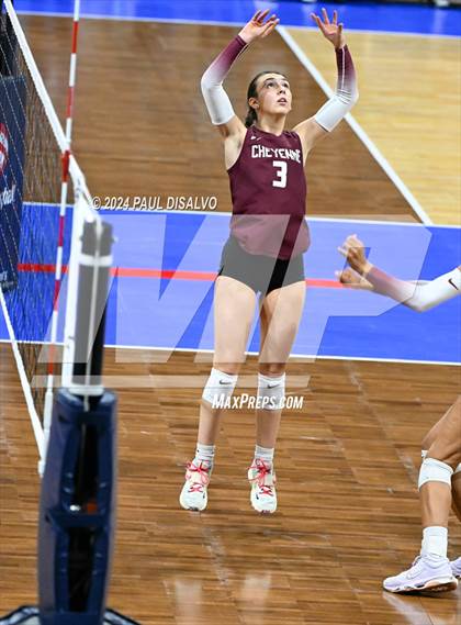 Thumbnail 3 in Cheyenne Mountain vs. Palmer Ridge (CHSAA 4A 1st Round) photogallery.